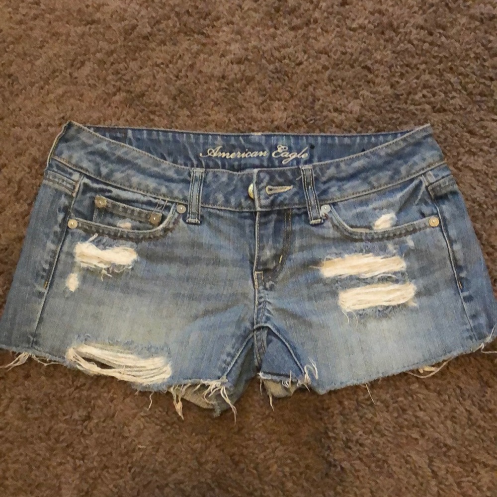 Distressed American Eagle Cutoff Shorts
